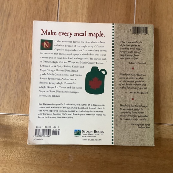 Maple Syrup Recipes Cookbook by Ken Haedrich - Picture 2 of 2